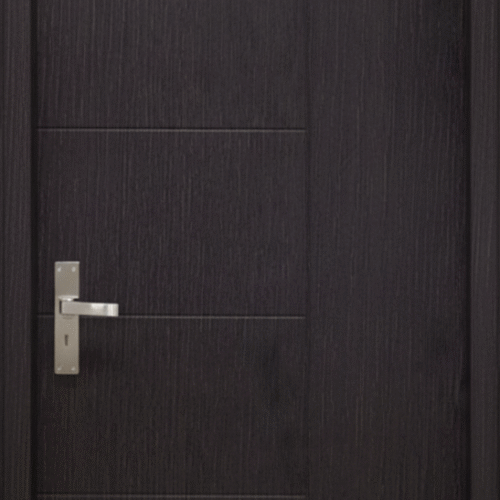 BLACK SHADED WPC DOOR FRAME (4 x2) WITH WPC DOOR