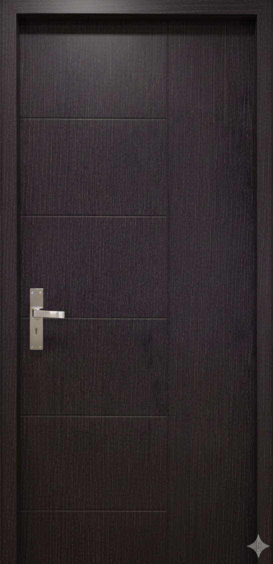 BLACK SHADED WPC DOOR FRAME (4 x2) WITH WPC DOOR